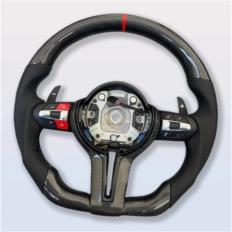 

RELI5 M Sports Carbon Fiber Leather Steering Wheel for BMW 3 5 Series F30 F32 F10 F20 F07 F01 F11F06 F13 F01 E46 E60 E90 M3 M4 M