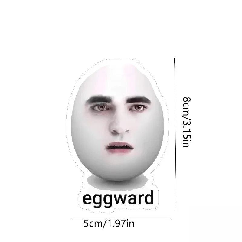 Car Air Freshener Funny Eggward Meme Hanging Scent Card for Car Interior Decor Rearview Mirror Ornament Gift