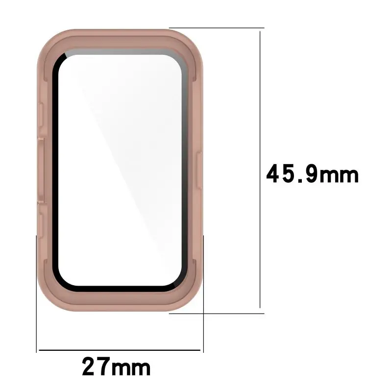 Tempered Glass Case For Hawwei Band 9 8 Samrt Watch Strap Full Bumper Protective Cover Screen Protector Band8 Band9 Shell Film