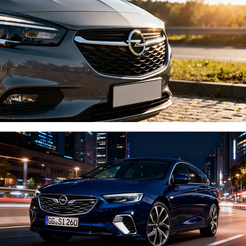 

145mm 3D ABS Black/Silver Car Front Grille Hood Bonnet Emblem Rear Trunk Badge Logo Sticker For Opel Astra Insignia Corsa Zafira