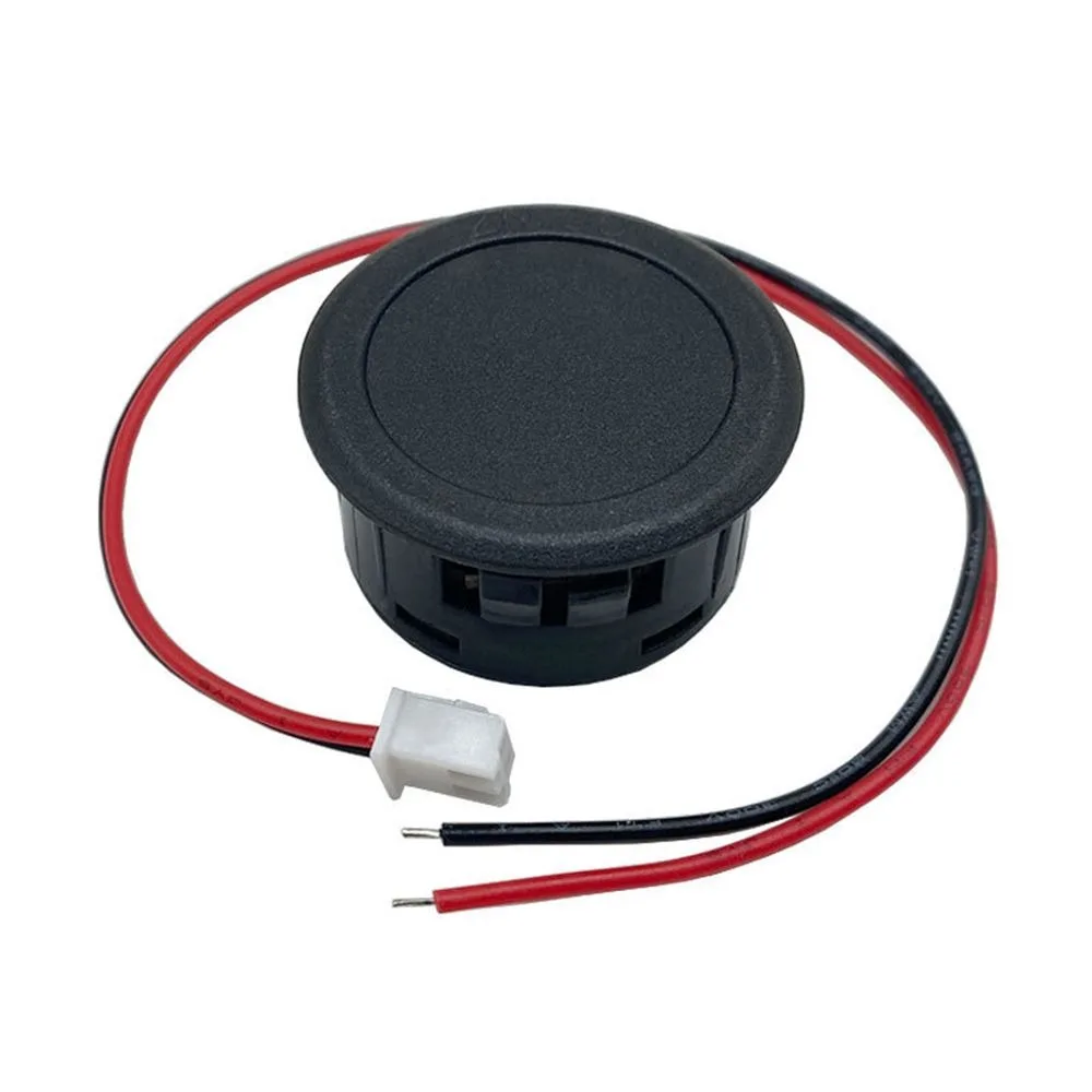 Durable DC 4-100V Car Voltmeter LED Display Circular Panel Voltage Meter Two-wire Volt Detector