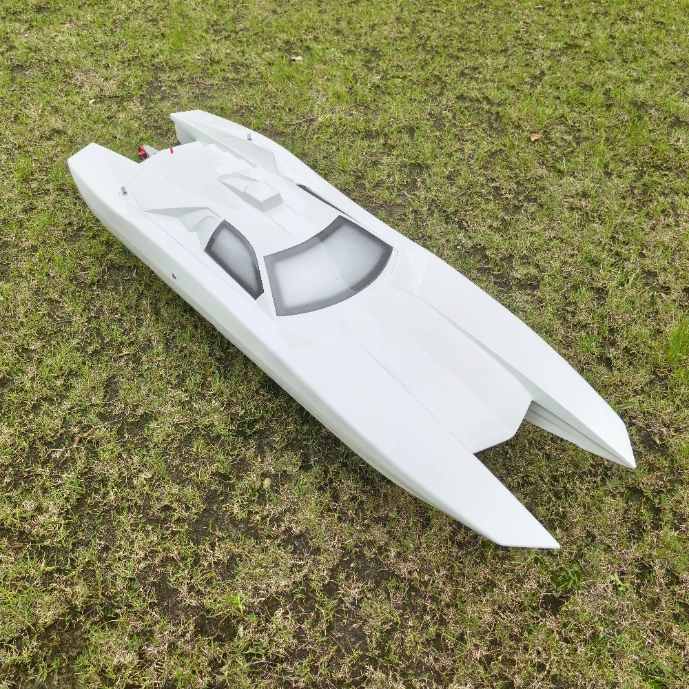 126.5 سنتيمتر RC قارب فرش السيارات E53 ريفينتون التحكم عن بعد Catamaran الألياف الزجاجية المواد RC السفن نموذج RTR السفينة لعبة الصبي هدية