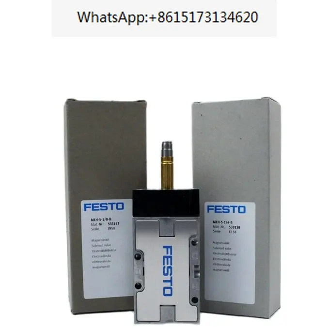 

FESTO solenoid valve MLH-5-1/8-B 533137 MLH-5-1/4-B 533138 MLH