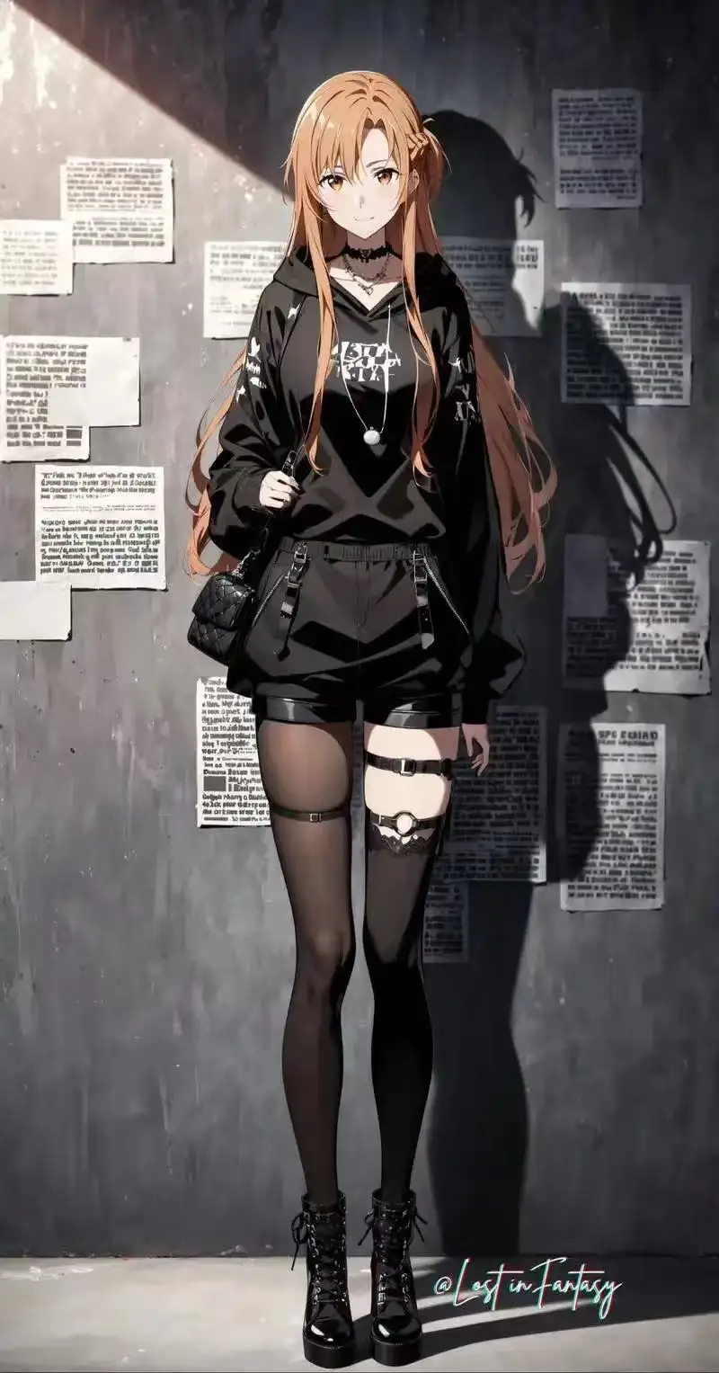 

Cosplay costume of Asuna from the anime can be used for Halloween and Christmas