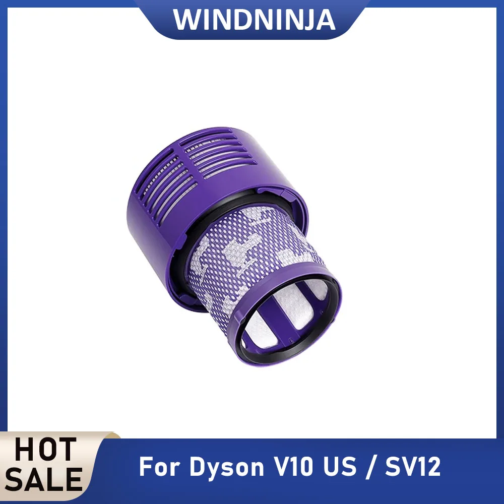 Für Dyson V10 US/SV12 Nachfilter Reinigungszubehör Roboter-Staubsauger Hinterfilter Waschbarer HEPA-Filter Ersatzteil