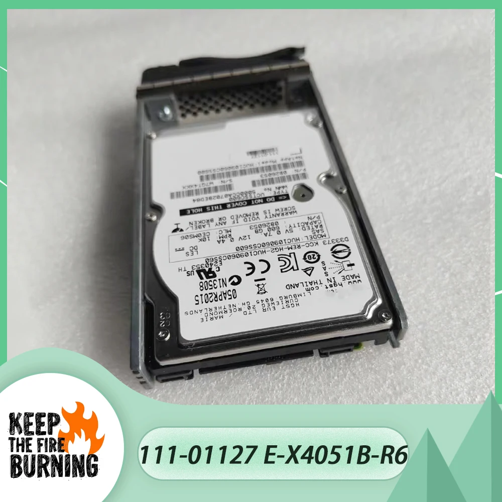 For Netapp HDD 111-01127 E-X4051B-R6 600G 10K 2.5'' SAS E2600 E2700 Server Hard Disk