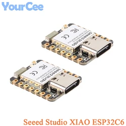 5 шт./1 шт. ESP32 Seeed Studio XIAO ESP32C6 Wi-Fi 6 + Bluetooth-совместимый Ble 5 Поддержка Zigbee Беспроводная макетная плата Wi-Fi