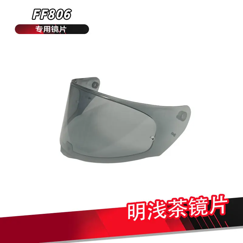 For Original LS2 FF806 Motorcycel Helmet Black Lens Day and Night FF806 Universal Electron Gun Red Helmet Lens