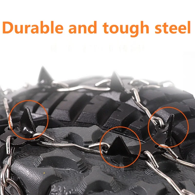 Outdoor Winter Hiking Climbing Ice Grips for Shoes Non-slip Crampons Shoes Spikes Ice Crampons for Walking Shoes FHBZ01