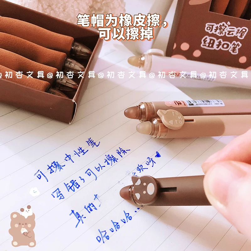 kawaii pens stationery cute stationary office accessories school supplies pens for school erasable pen back to school