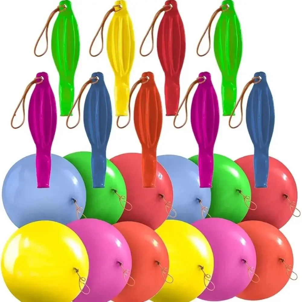 10 sztuk balony dziurkujące z gumką 18 cali zagęścić zabawny balon urodziny Baby Shower dzieci codzienne gry dekoracje ślubne