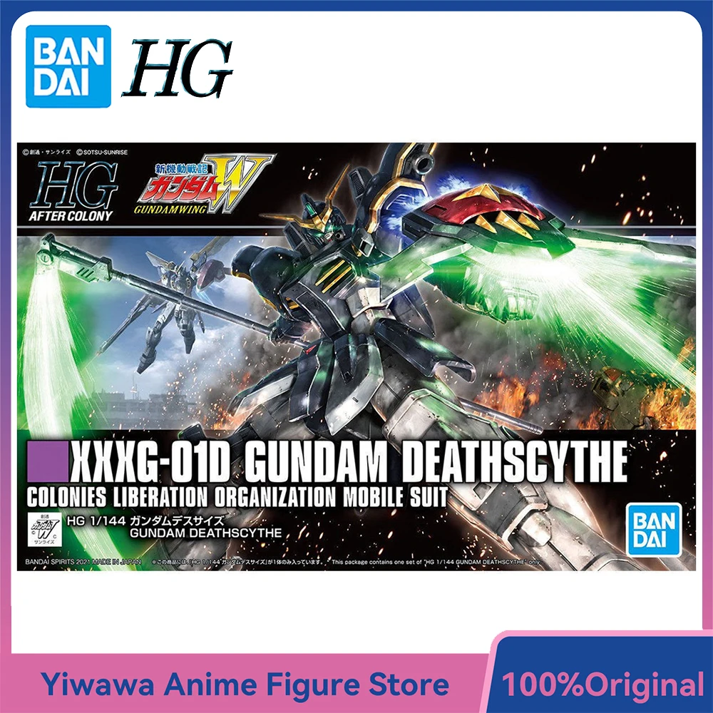 

[In-Stock] Original BANDAI Gundam HG 1/144 XXXG-01D Gundam Deathscythe Nice Anime Figure Model Kit Ornament Toys