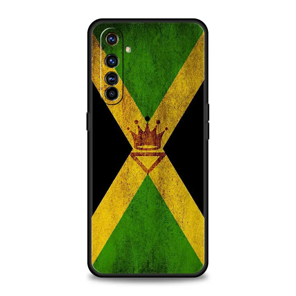 جامايكا العلم الوطني جراب هاتف ل Realme 13 12 11 10 4G 9 8 5G 7 GT5 GT3 GT2 Pro Plus C21 C11 C25 C35 GT Neo 2 3 3T 5 غطاء #3