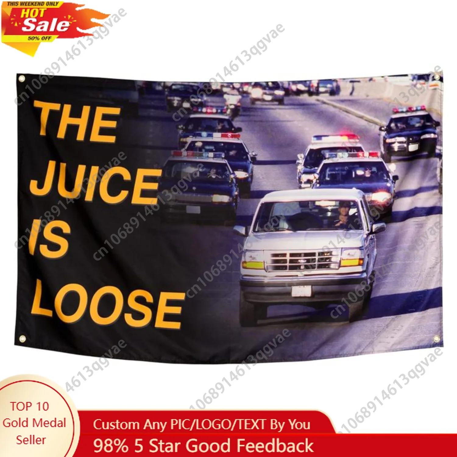 

The Juice Is Loose Flag Funny Poster Tapestry for Wall Hanging College Dorm Men Cave Decor Decoration Banne Custom Decoration