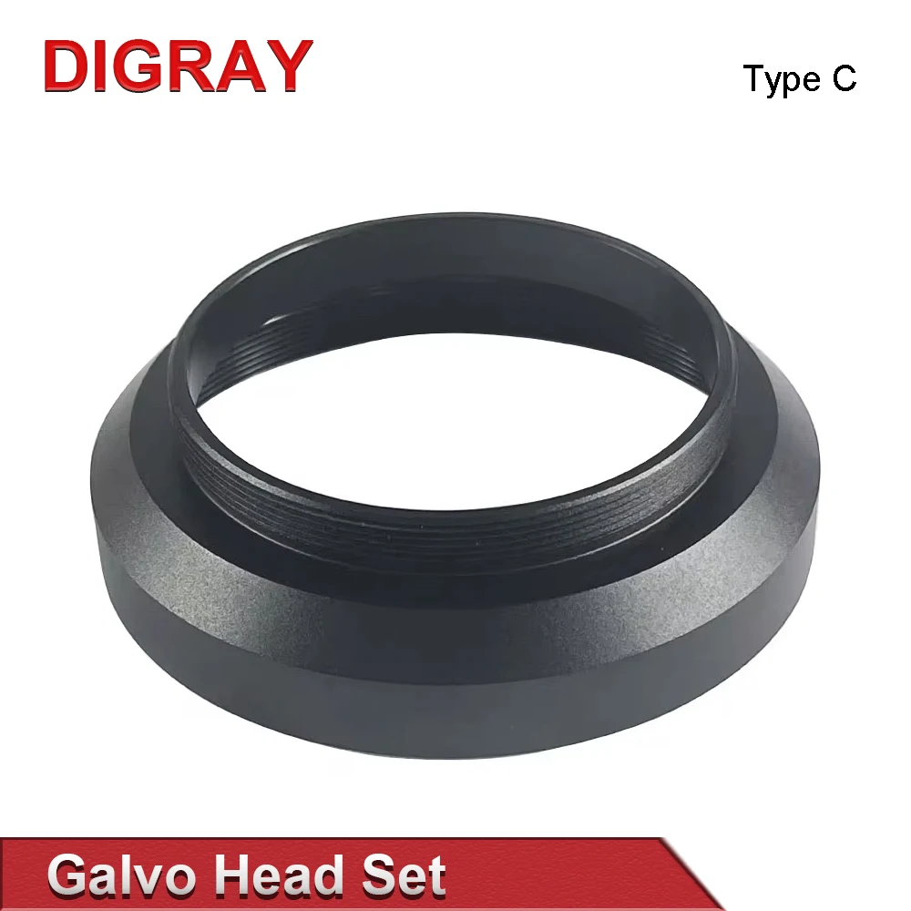 DIGRAY Scan Lens Adapter Ring M79/M67 Change to M85 Extend Ring Width 15mm 18mm 28mm 32mm for Laser Marking Machine