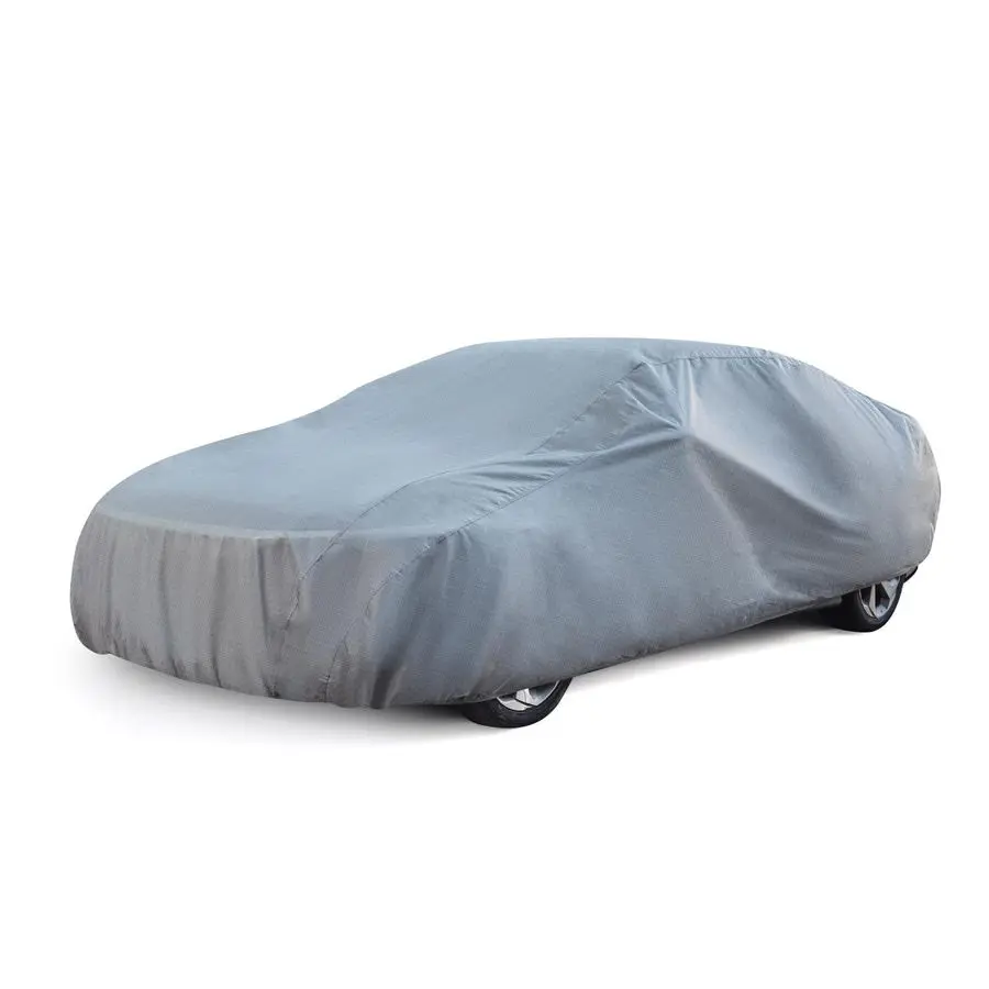 

Car Cover Dirtproof, Waterproof, Breathable, Snow Dustproof, Indoor and Limited Outdoor Car Covers Fits Sedans up to 228, Gray