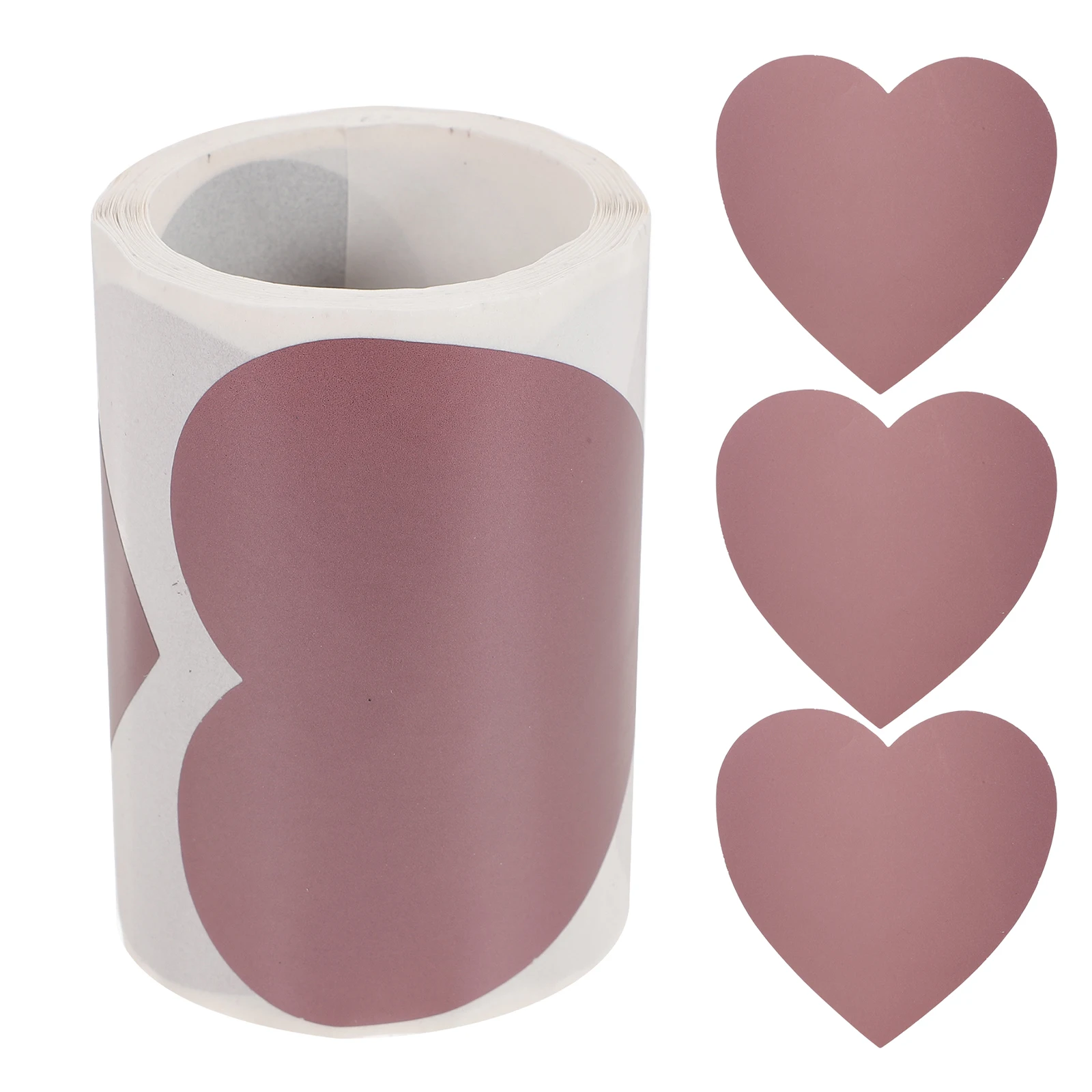 

100pcs Rose Gold Sticker Tabs Heart Gift Tags Scratch Decal Labels Valentine s Day Notebook Furniture File Folder
