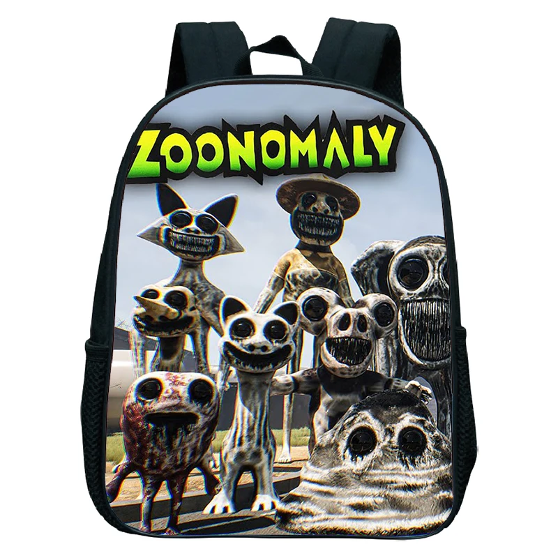 Gioco Horror con zaino con stampa 3D di zomomaly per bambini ragazzi ragazze scuola materna zainetto divertente cartone animato bambino Bookbag regalo