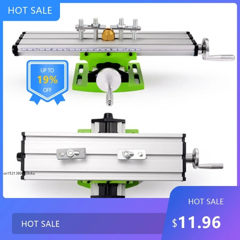 0805 Adjustable X And Y-Axis Functional Worktable Bench Drill Vise Fixture Mini Milling Drill Coordinate Table For Pr0320