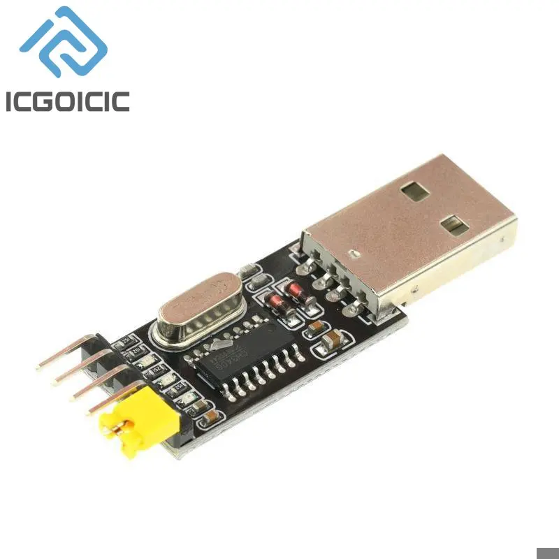 USB To TTL Converter UART Module CH340G CH340 3.3V 5V Switch For Stm Esp32 Respberry Pi Arduino