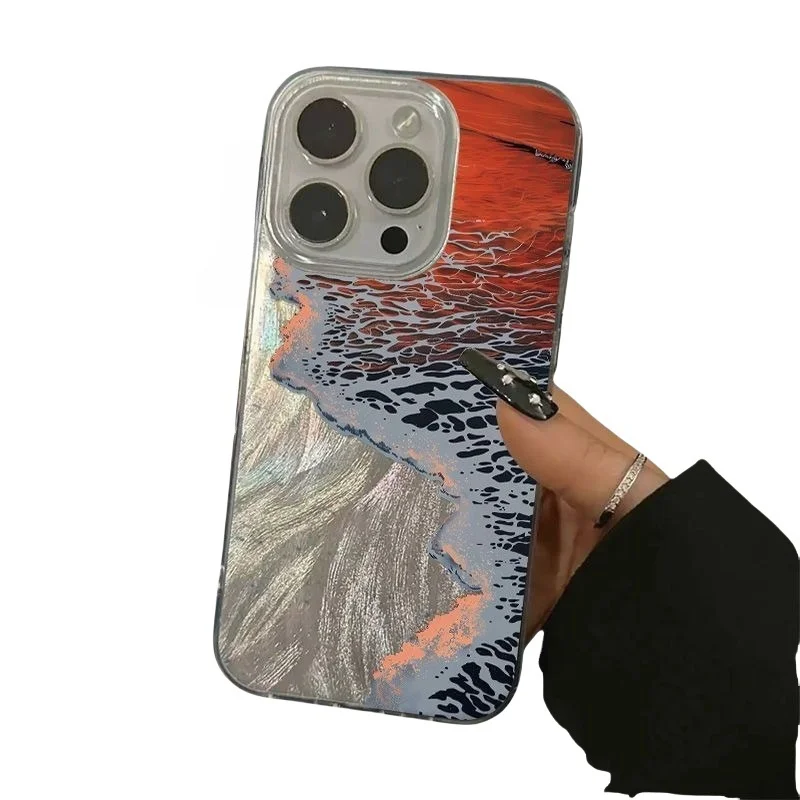 

Чехол для телефона Seaside Sunset для iPhone 16, 15, 14, Plus, 13, 12, Pro Max, полное покрытие