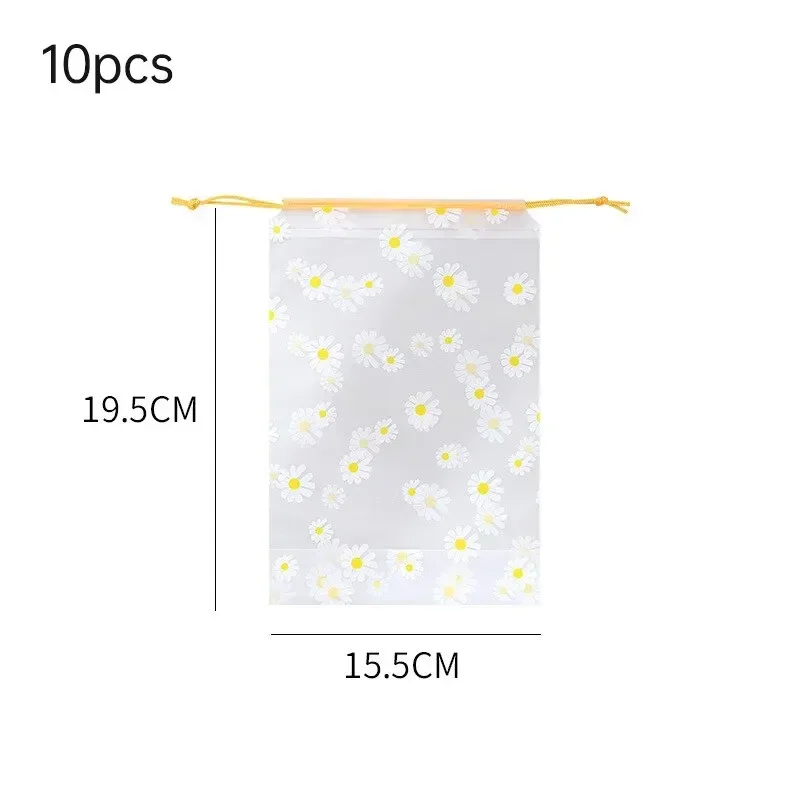 【Vendas quentes】 Bolsa de maquiagem de viagem transparente à prova d'água Toalha meia Bolsa de armazenamento de plástico com cordão para banheiro