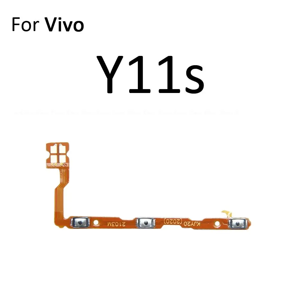 전원 켜기 끄기 음소거 제어 키 볼륨 단추 플렉스 케이블, Vivo Y19 Y17 Y15 Y10 Y12 Y12s Y12i Y12A Y11 Y11s Y15A Y15C Y15s 용