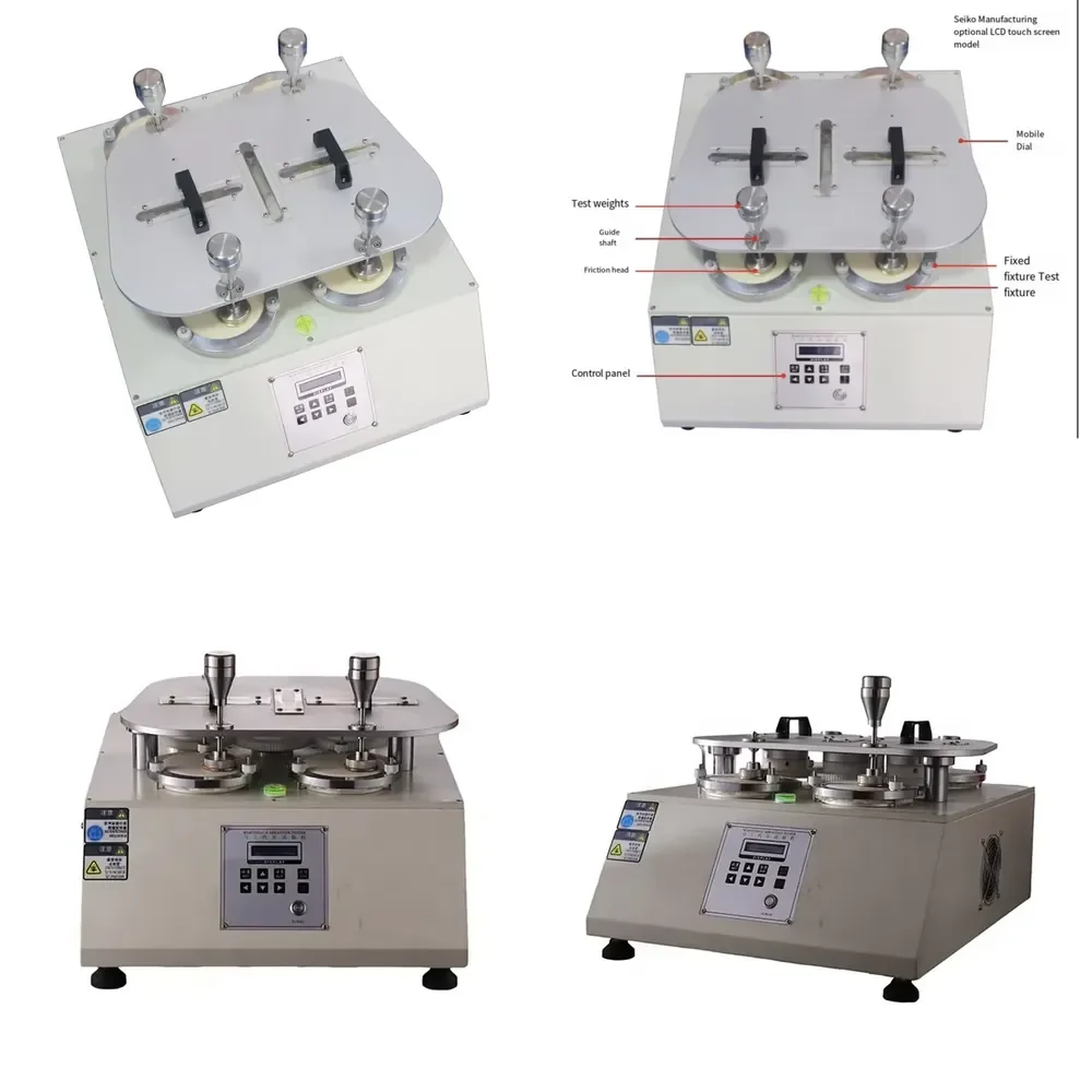 

2026 Hot Item 4 6 8 Heads Fabric Wear and Pilling Testing Machine Martindale Abrasion and Pilling Tester