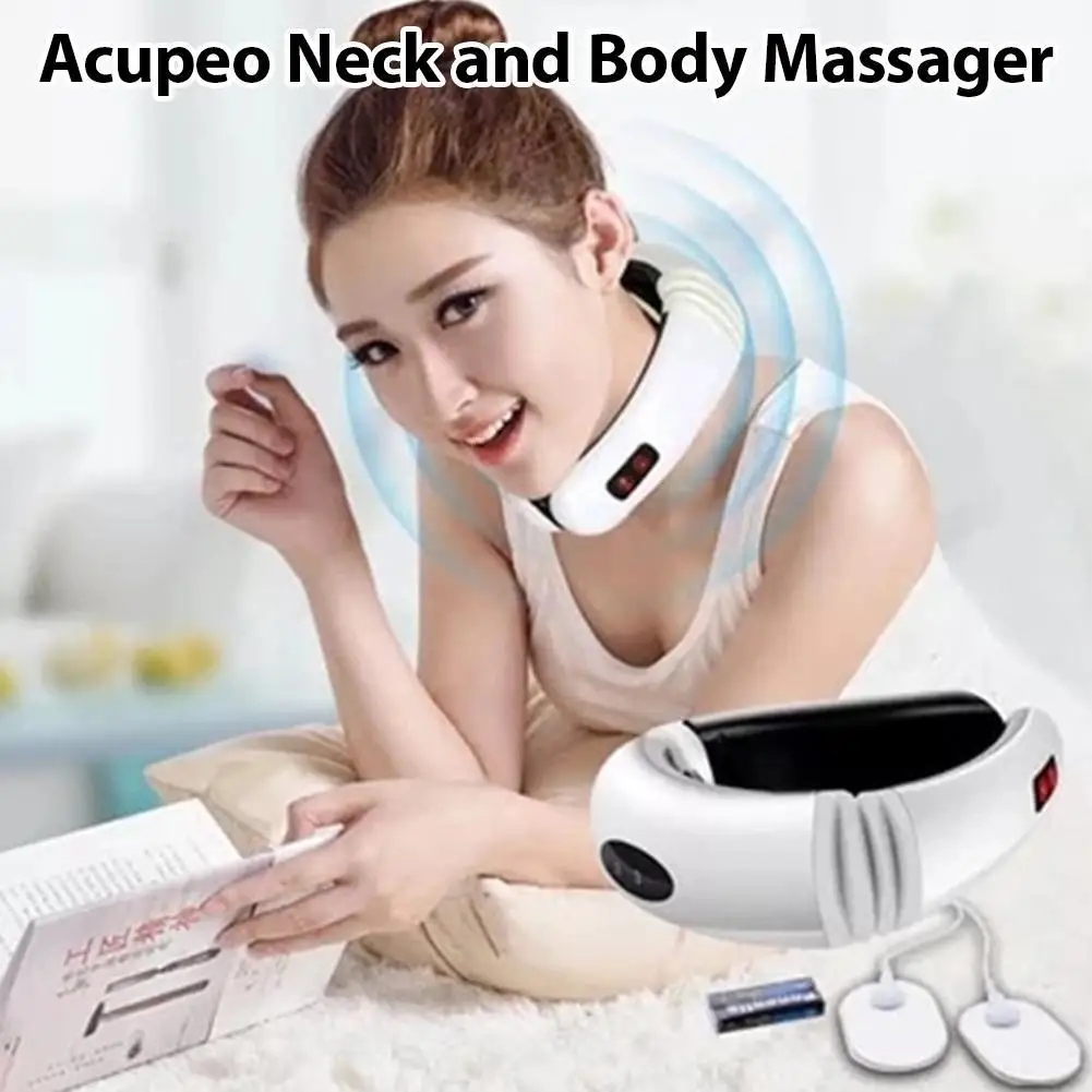 

1 шт. Массажер для шеи Портативный мини-массажер для шеи и плеч Глубокий массаж шеи Теплый пресс для ухода за шеей