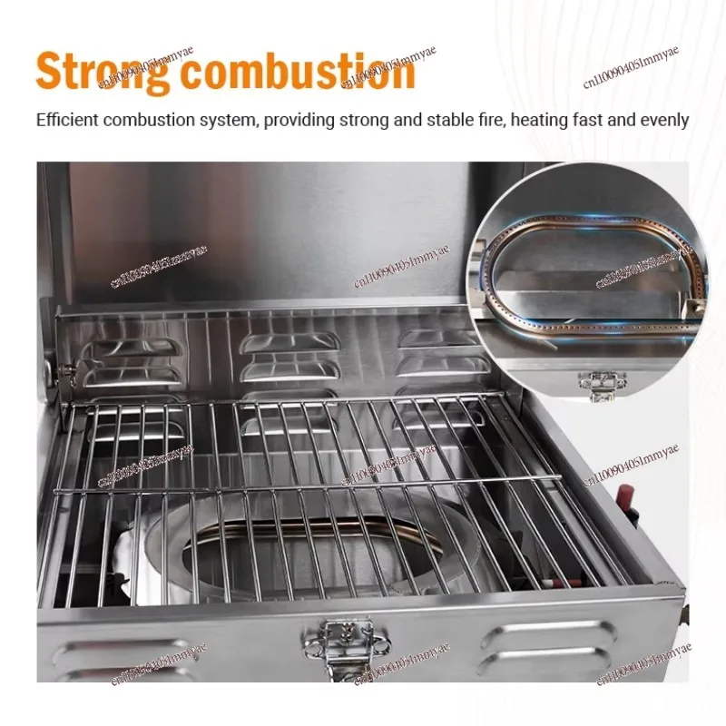 

Морской гриль-барбекю с вертикальной опорой и регулируемой высотой