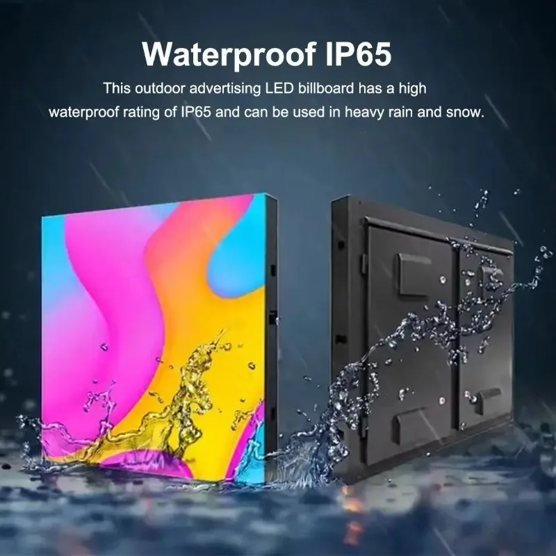 P6 P8 P10 Waterproof Outdoor LED Billboard HD 4K Video Wall Panel Commercial LED Display Screen Advertising Promotion Sign