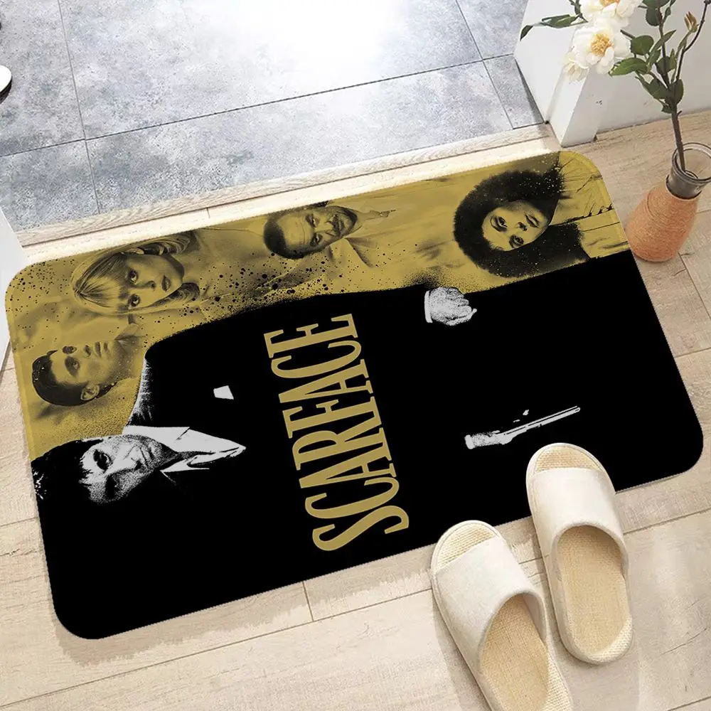 Movie Scarface Floor Mat Cheaper Anti-slip Modern Living Room Balcony Printed Modern Home Decor