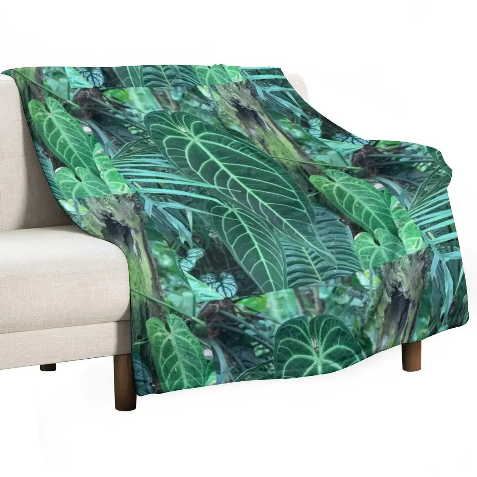 Queen and King Anthurium Fresh Throw Blanket Fashion Sofas Travel decorative blankets ands Blankets