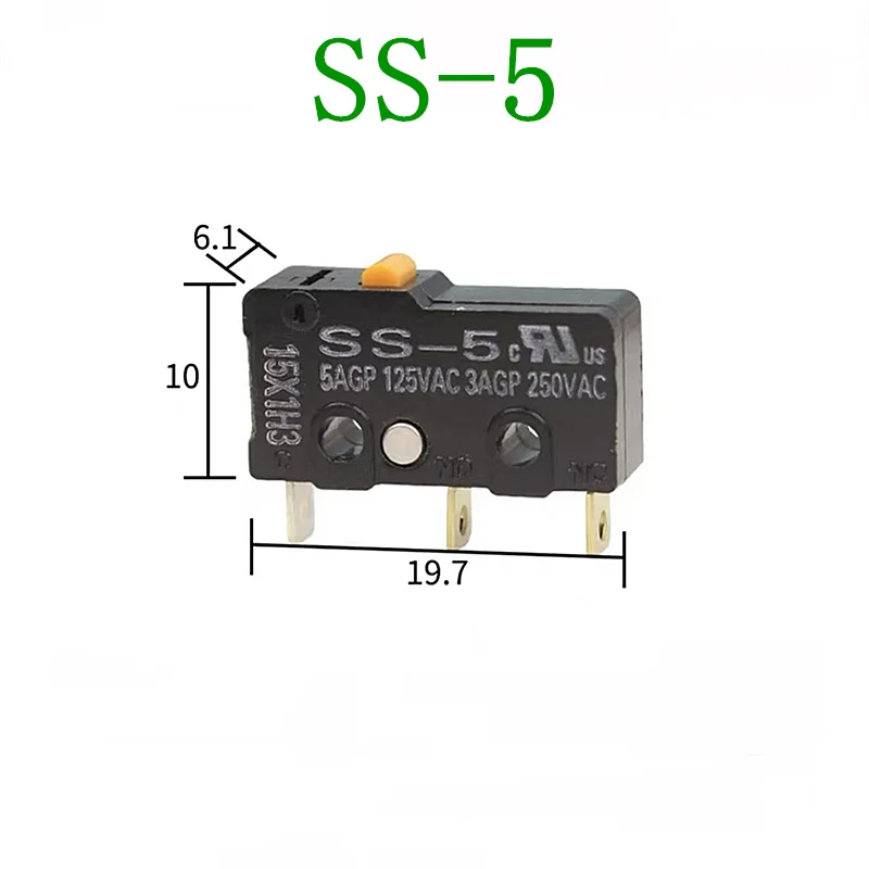 20Pcs Original SS-5GL2 SS-10GL13 SS-01GL2 Hinge Roller Lever 3Pin SPDT Subminiature Basic Micro Switch