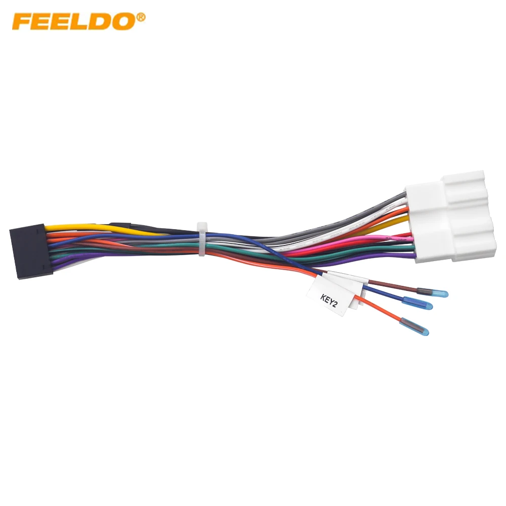 Car Audio DVD 16PIN Android Power Cable Adapter For Dongfeng Fengxing Lingzhi M3/M5