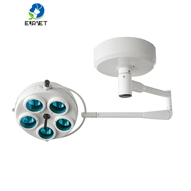 

EUR VET Practical 5 Hole Animal Ceiling Light Veterinary Instrument Excellent Medical Cold Light