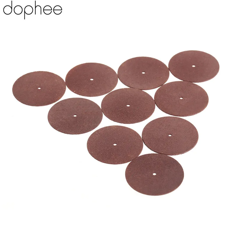 10Pcs Dremel Accessories 38mm Resin Grinding Wheel Mini Circular Saw Cutting Disc Polishing Sanding Discs for Drill Tool dophee