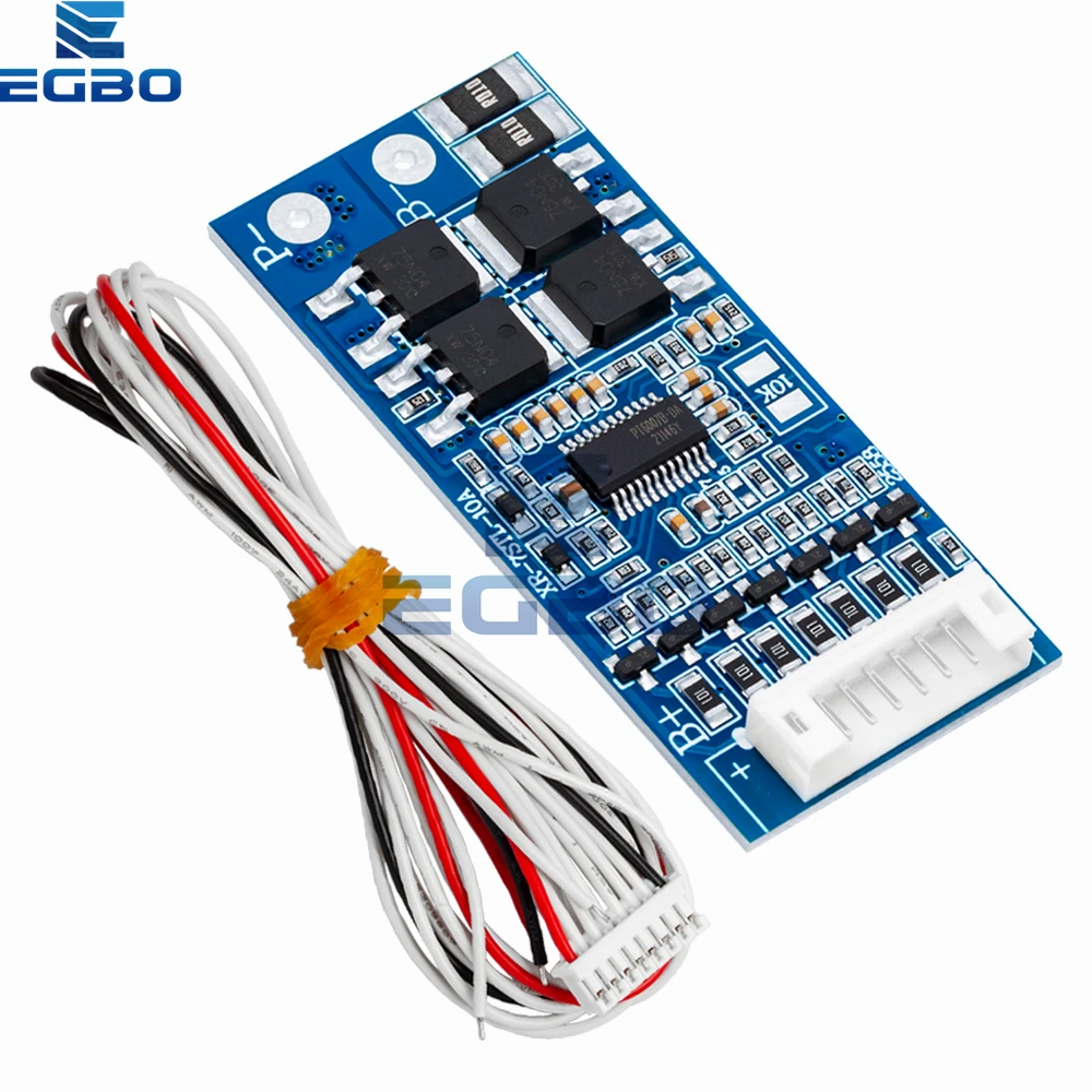 7S 5A/10A 3.2 فولت/22.4 فولت Lifepo4 بطارية ليثيوم فوسفات الحديد BMS مع لوح حماية بطارية ليثيوم متوازن مع كابل