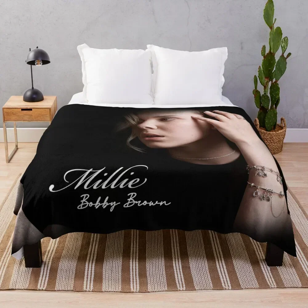 

Millie Bobby Brown Throw Blanket Spring Fall Cozy Throw Blanket for Couch