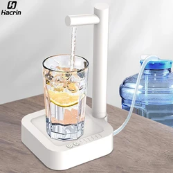 Electric Water Gallon Pump Automatic Water Dispenser Pump 19 Liters Desktop Portable Water Pump Bottle Barrel T30 Rechargeable