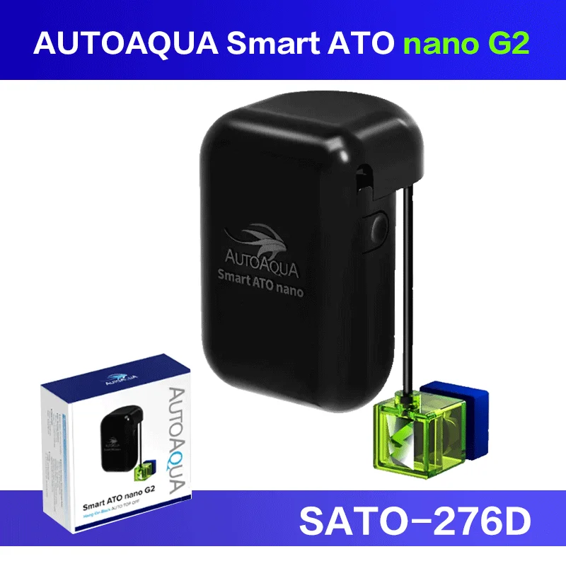 

AUTOAQUA-Smart ATO Nano G2 SATO-276D TOAQ Small Aquariums for 3-10mm Aquarium Glass Thickness, Automatic Auto Replenishment