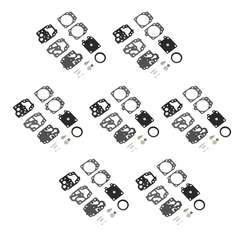 10pcs ซ่อมคาร์บูเรเตอร์ Rebuild ปะเก็นชุดเข็มสำหรับ walbro K20-WYJ Echo husqvarna Toro RYOBI Honda homelite Trimmer