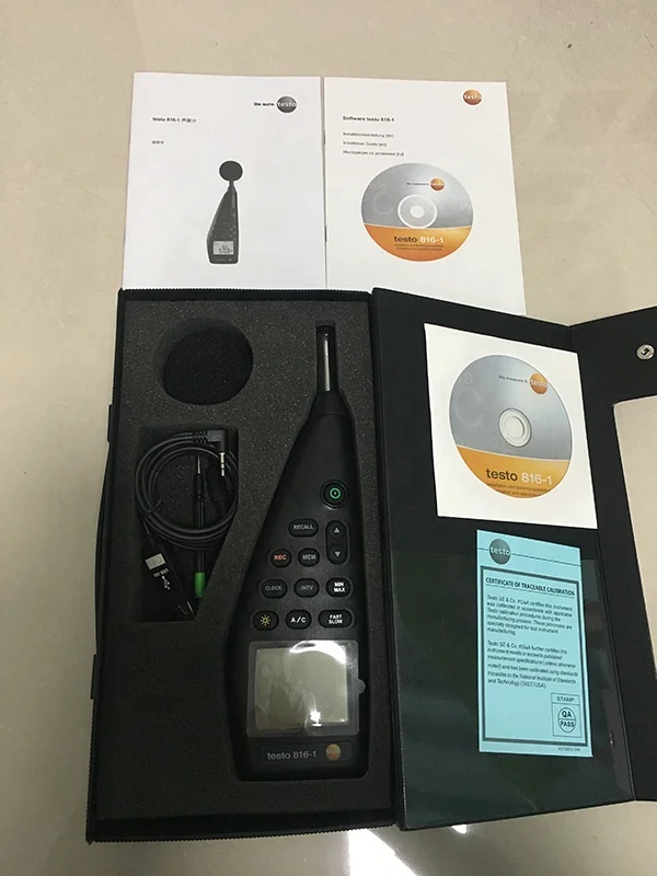 Testo 816-1 Sound level meter Noise meter Testo816-1 Noise measuring instrument