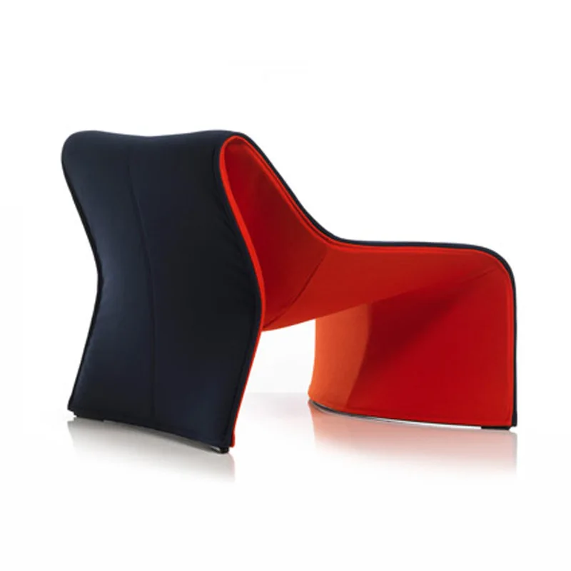 Minimalist high heels single sofa chair light luxury simple living room designer fabric casual