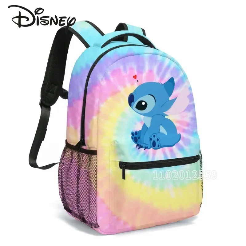 Disney Stitch New Children's Book Bag Cartoon Fashion Boys and Girls' Book Bag Large Capacity Boys' Book Bag Casual Backpack