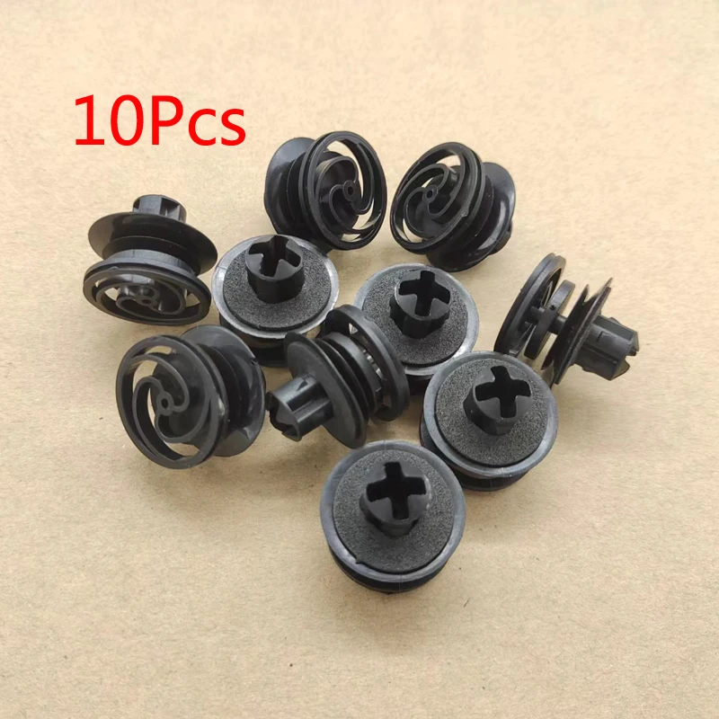 10pcs Car Door Card Retainer Trim Panel Clips For VW Volkswagen Jetta Golf Mk4 Passat B5 Push-Type Interior Rivets Fastener Clip