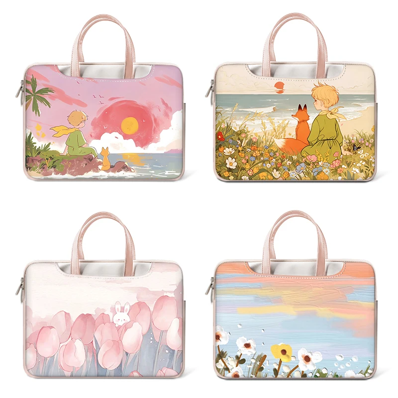 

Laptop Sleeve PU Laptop Bag Multifunction Case 12 13 14 15 16 17 inch Handle Bag Cute Carrying Bag For Macbook/Dell/HP/Asus/Acer