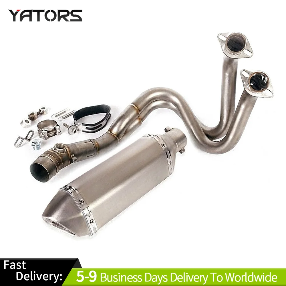 

For Kawasaki Ninja 650 Z650 2017-2023 Exhaust System Header Pipe Muffler Escape Exhausts Pipes
