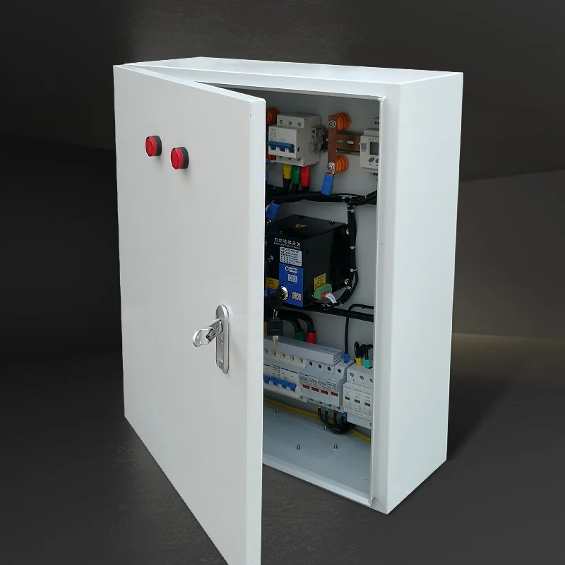 Dual power automatic conversion switch box, mains power generation switch box, three-phase 4P conversion power box