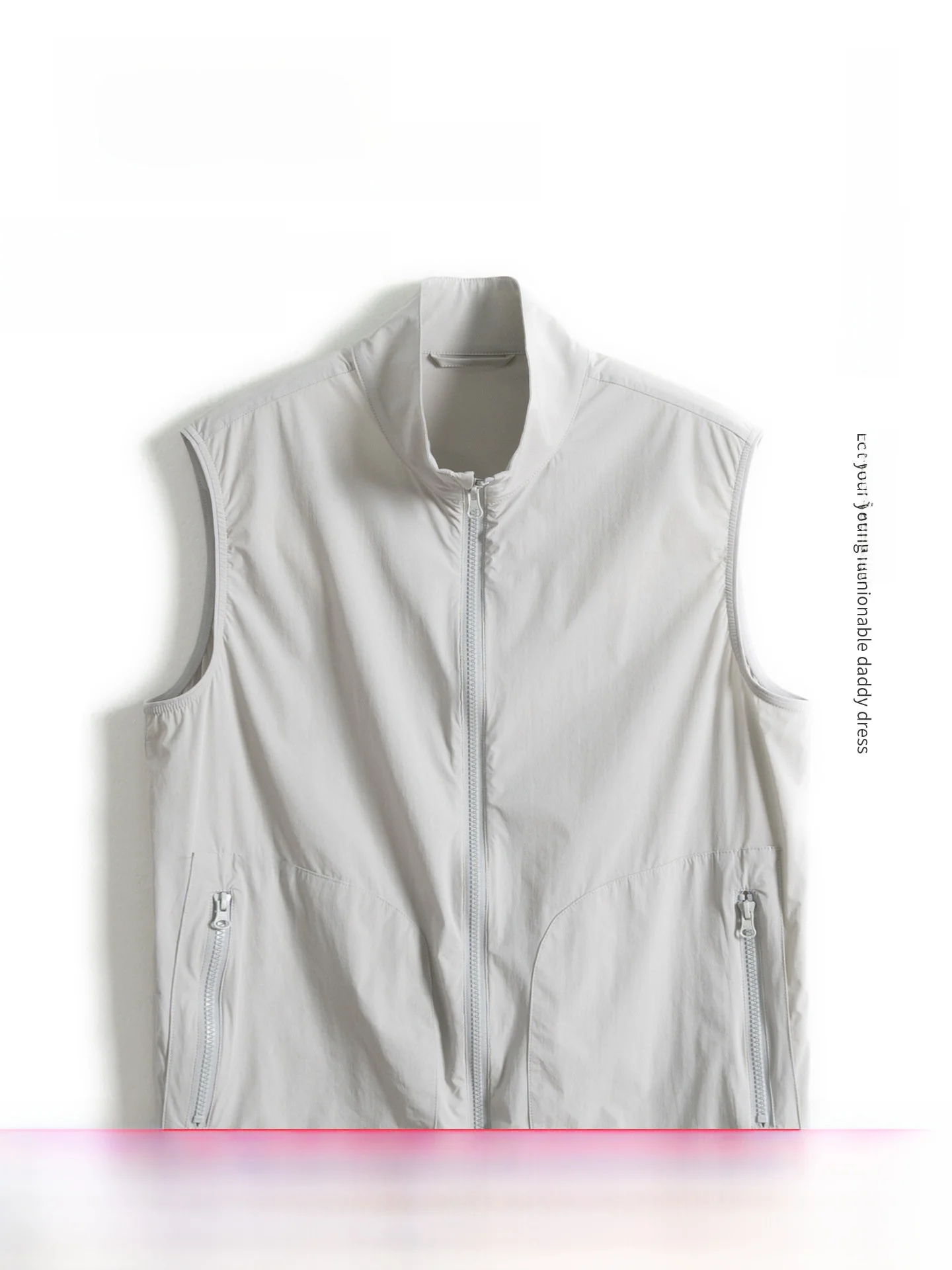 

Легкий дышащий летний жилет для мужчин, свободный однослойный жилет иpa Sle, модный городской повседневный нейлоновый спандекс